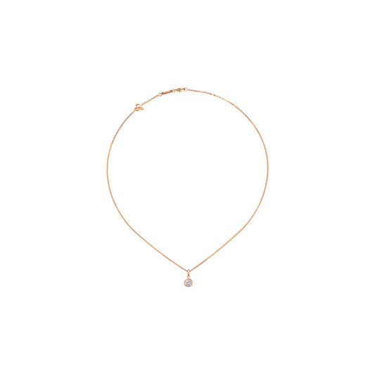 Chopard Solitaire ring in 18k ethical rose gold with diamonds