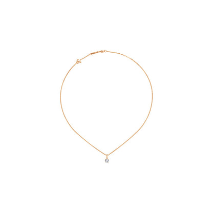 Chopard Solitaire ring in 18k ethical rose gold with diamonds