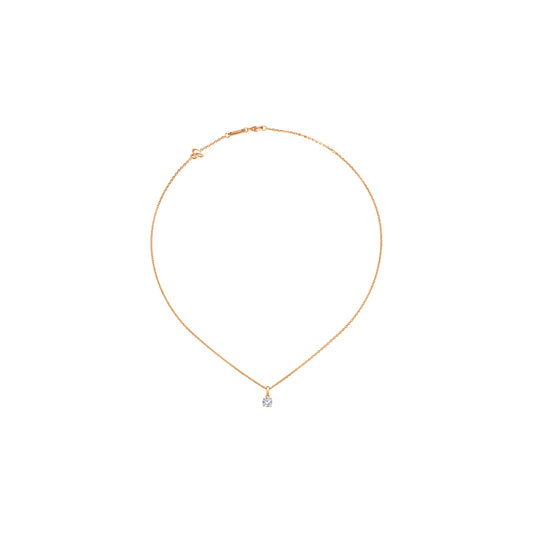 Chopard Solitaire ring in 18k ethical rose gold with diamonds