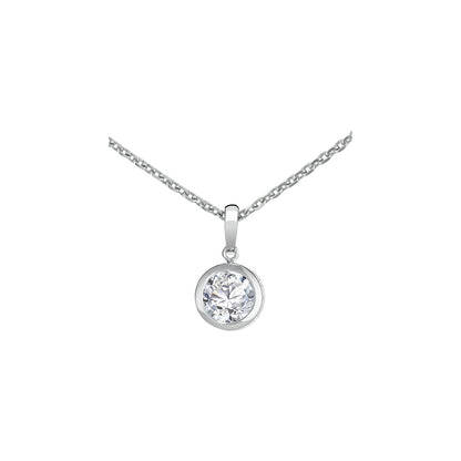 Chopard Solitaire ring in 18k ethical white gold with diamonds, view 2