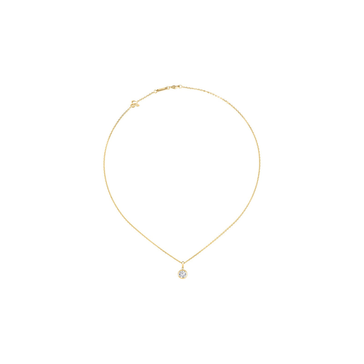 Chopard Solitaire ring in 18k ethical yellow gold with diamonds