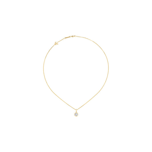 Chopard Solitaire ring in 18k ethical yellow gold with diamonds