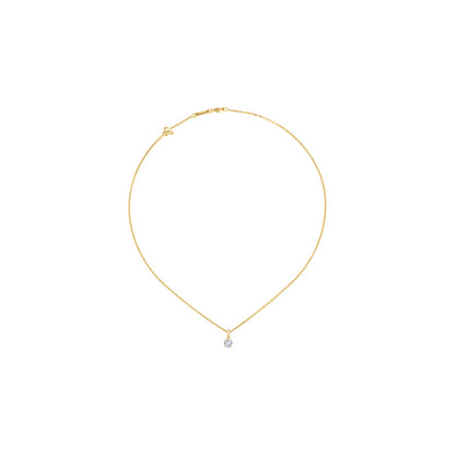 Chopard Solitaire ring in 18k ethical yellow gold with diamonds