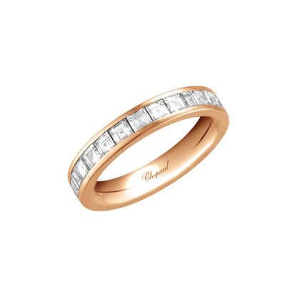 Chopard Timeless ring in 18k ethical rose gold with diamonds