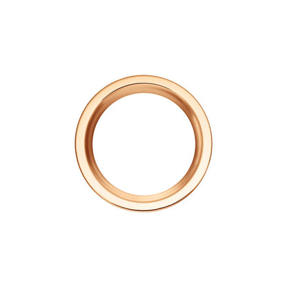 Chopard Timeless ring in 18k ethical rose gold with diamonds, view 3