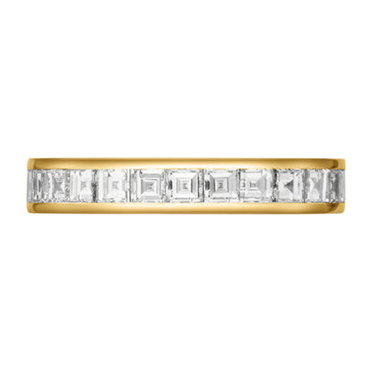 Chopard Timeless ring in 18k ethical yellow gold with diamonds, view 2