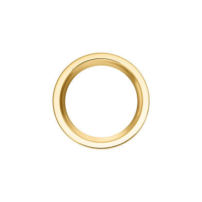 Chopard Timeless ring in 18k ethical yellow gold with diamonds, view 3