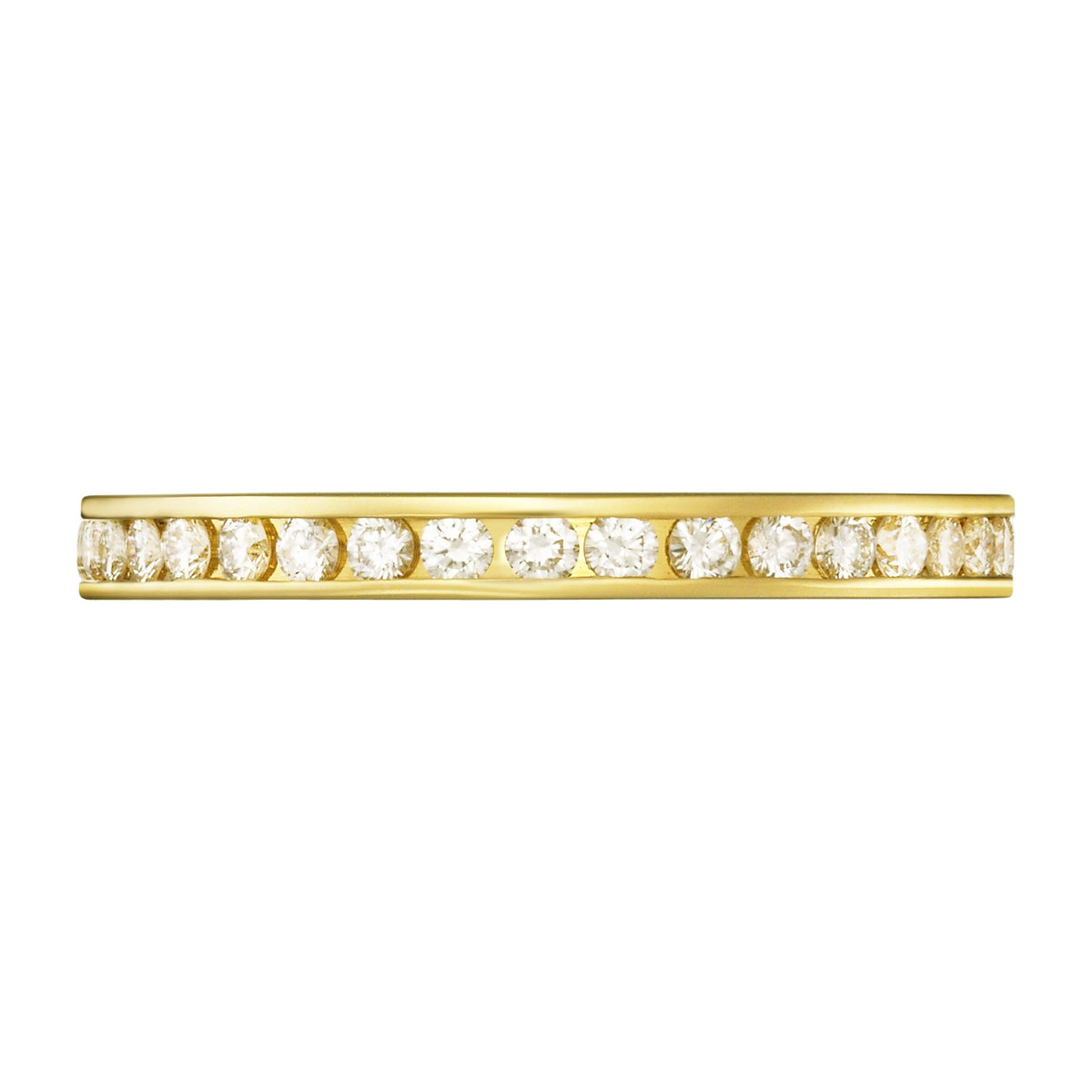 Chopard Timeless ring in 18k ethical yellow gold with diamonds, view 2