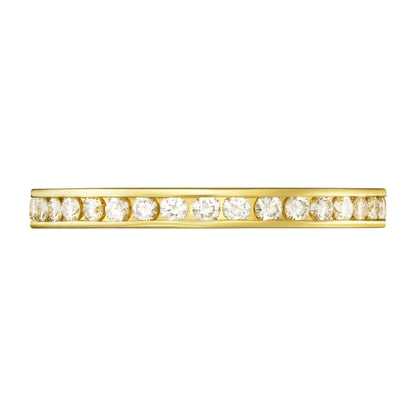 Chopard Timeless ring in 18k ethical yellow gold with diamonds, view 2