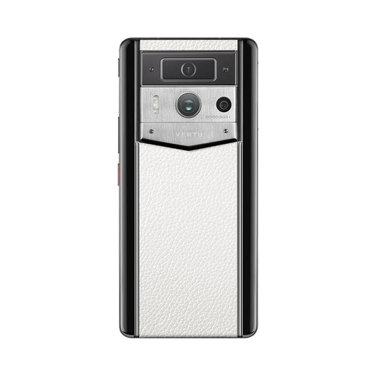 VERTU METAVERTU 2 MAX PHONE MOONLIGHT WHITE CALFSKIN, back view