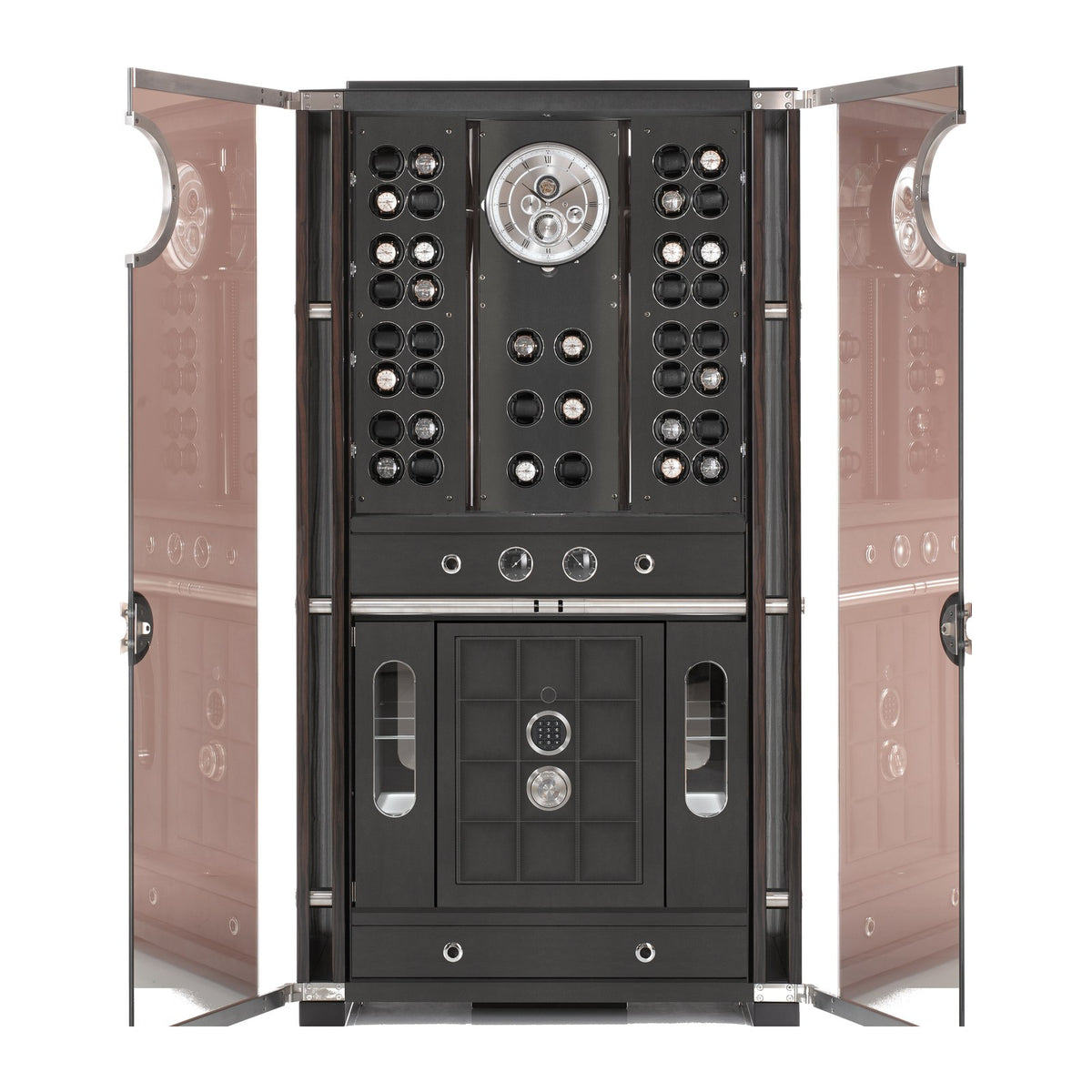 Buben & Zorweg Solitaire safe, wing doors open