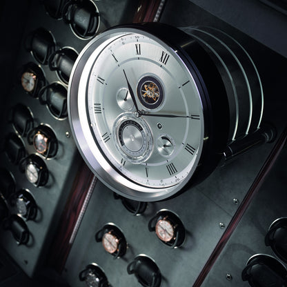 Buben & Zorweg Solitaire safe, moonphase and tourbillon dial