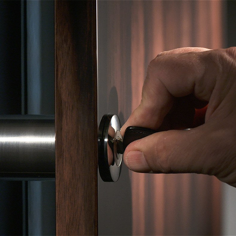 Buben & Zorweg Solitaire safe, unlocking with the key