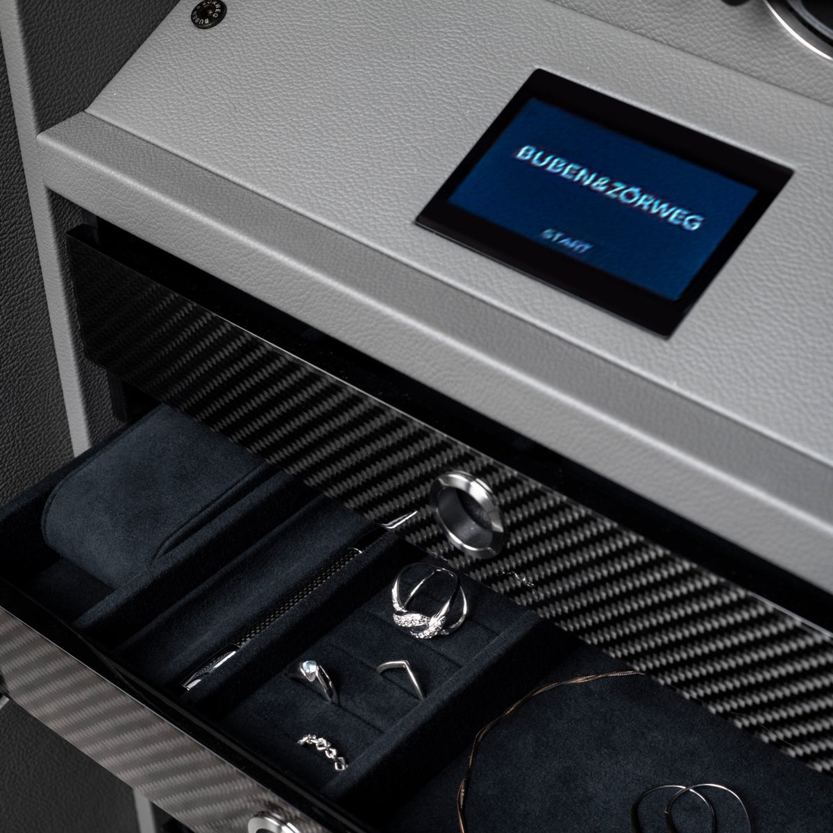 Spectron carbon drawer with jewellery inserts