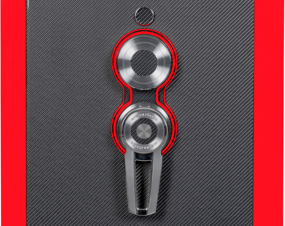 Buben & Zorweg Turbo S safe, Modena Red, Carbon Edition finish