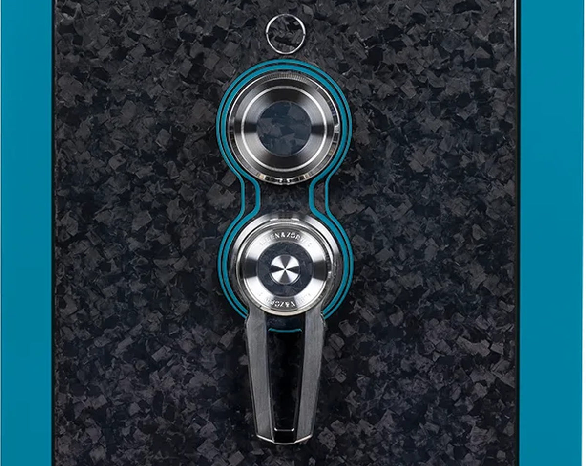 Buben & Zorweg Turbo S safe, Shark Blue, Forged Carbon Edition finish