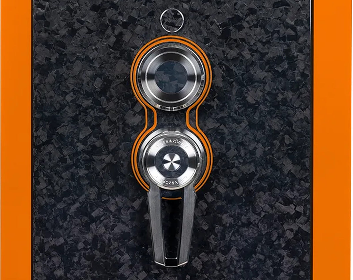 Buben & Zorweg Turbo S safe, Speed Orange, Forged Carbon Edition finish