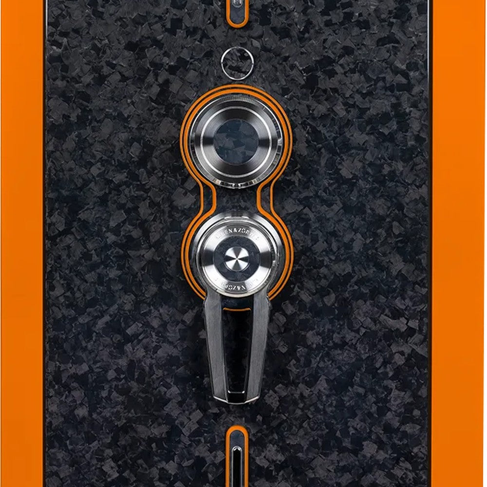 Buben & Zorweg Turbo XL Double safe, Speed Orange, Forged Carbon Edition finish
