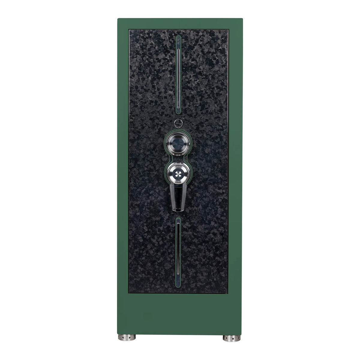 Buben & Zorweg Turbo XL safe, Midnight Green, Forged Carbon Edition finish