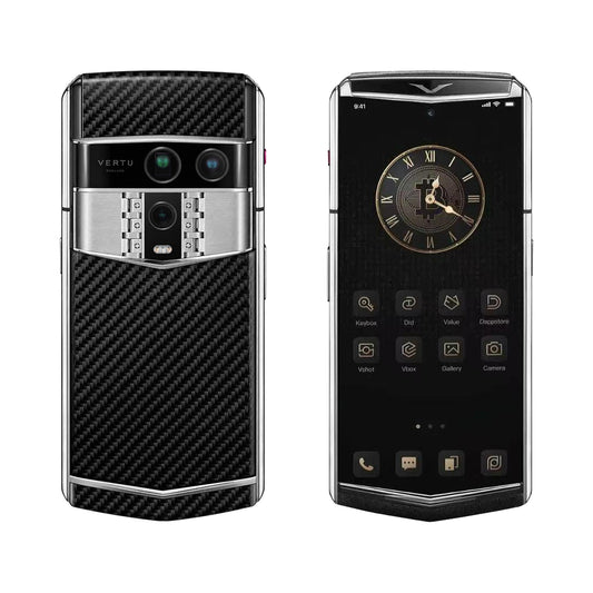 VERTU AGENT Q PHONE CARBON FIBRE SILVER, view 1