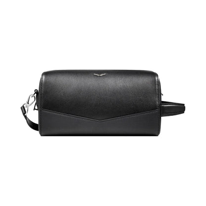 VERTU BLACK CROSSBODY LEATHER BAG, view 1