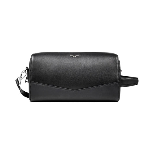 VERTU BLACK CROSSBODY LEATHER BAG, view 1