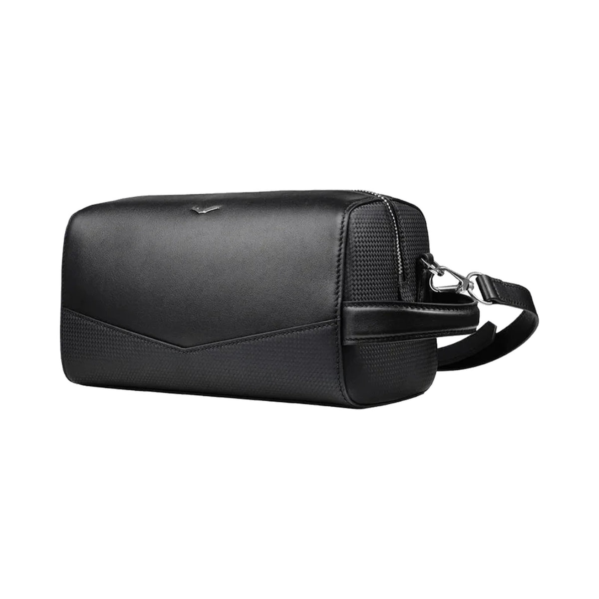 VERTU BLACK CROSSBODY LEATHER BAG, view 2