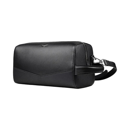 VERTU BLACK CROSSBODY LEATHER BAG, view 2