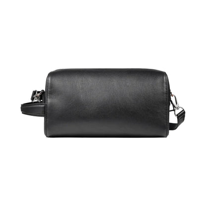 VERTU BLACK CROSSBODY LEATHER BAG, view 3