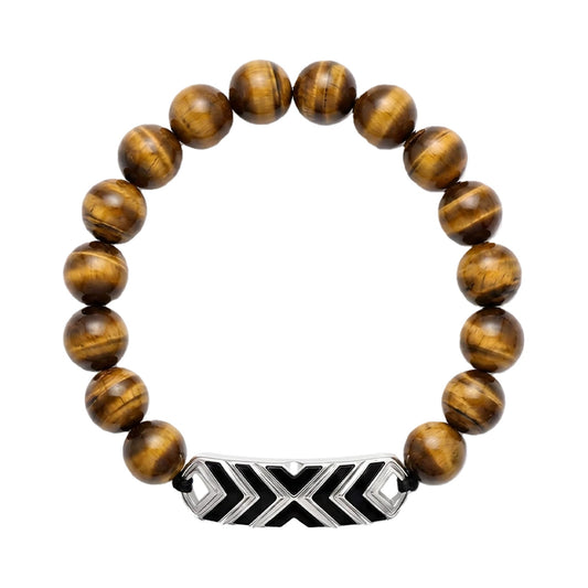 VERTU COR CHAIN TIGER'S EYE SMART BEAD BRACELET, view 1