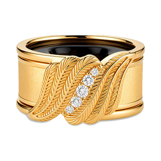 VERTU COR RING RESONANCE GUARDIAN 18K GOLD, view 2