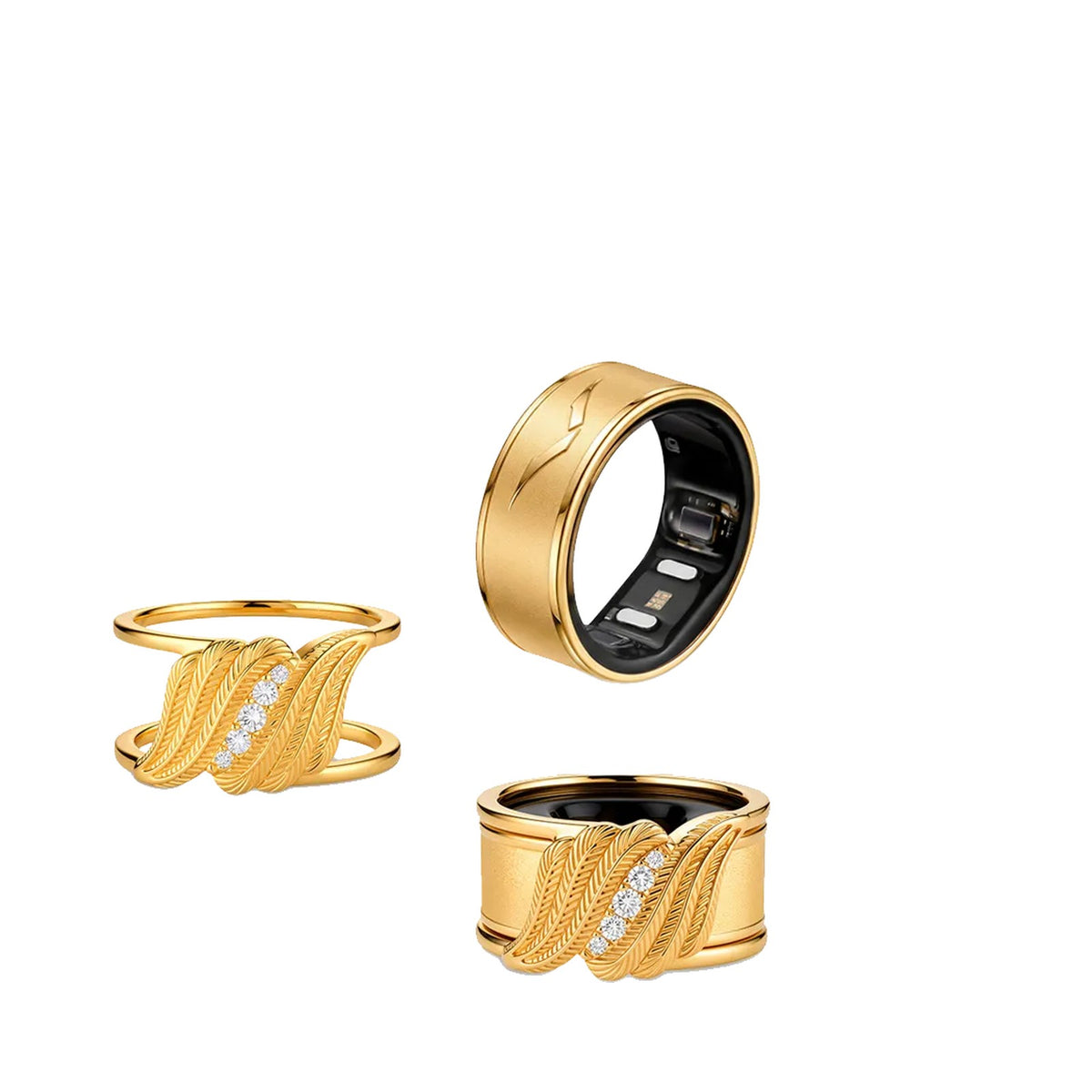 VERTU COR RING RESONANCE GUARDIAN 18K GOLD, view 4