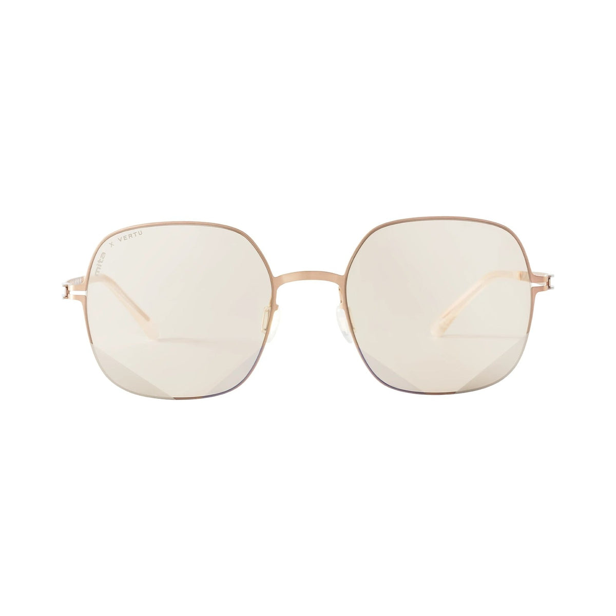 VERTU ESSENCE V MINIMALIST SUNGLASSES ROSE GOLD, view 1