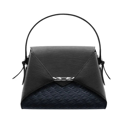 VERTU FOLDED V CATENA WORK HANDBAG NIGHT BLACK, view 1