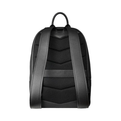 VERTU LEATHER ANTI-THEFT FINGERPRINT LOCK BACKPACK BLACK, view 2