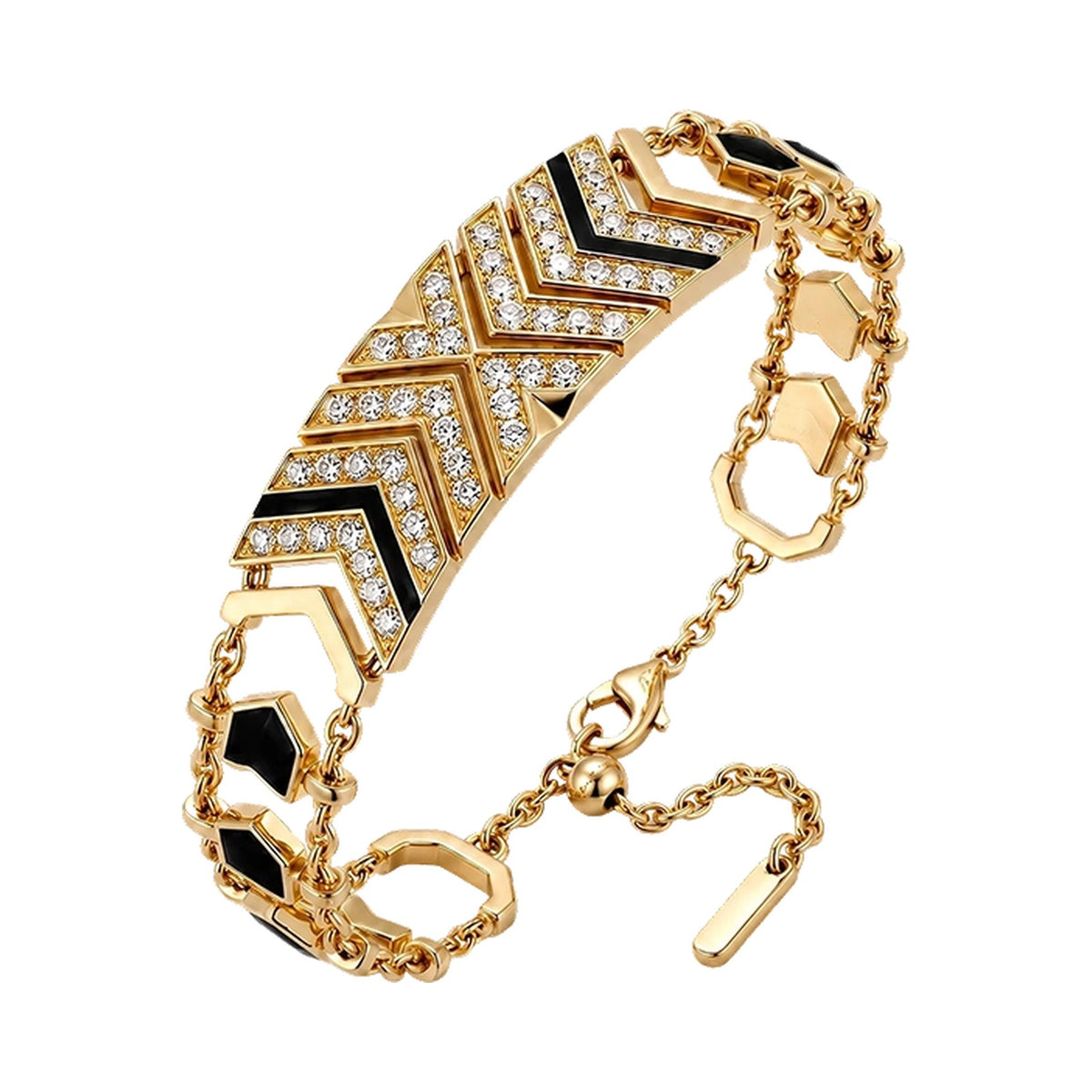 VERTU LUMINA AI BRACELET BLACK ZIRCON, view 1