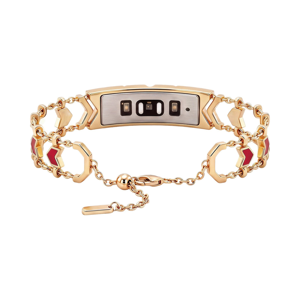 VERTU LUMINA AI BRACELET RED ZIRCON, view 2