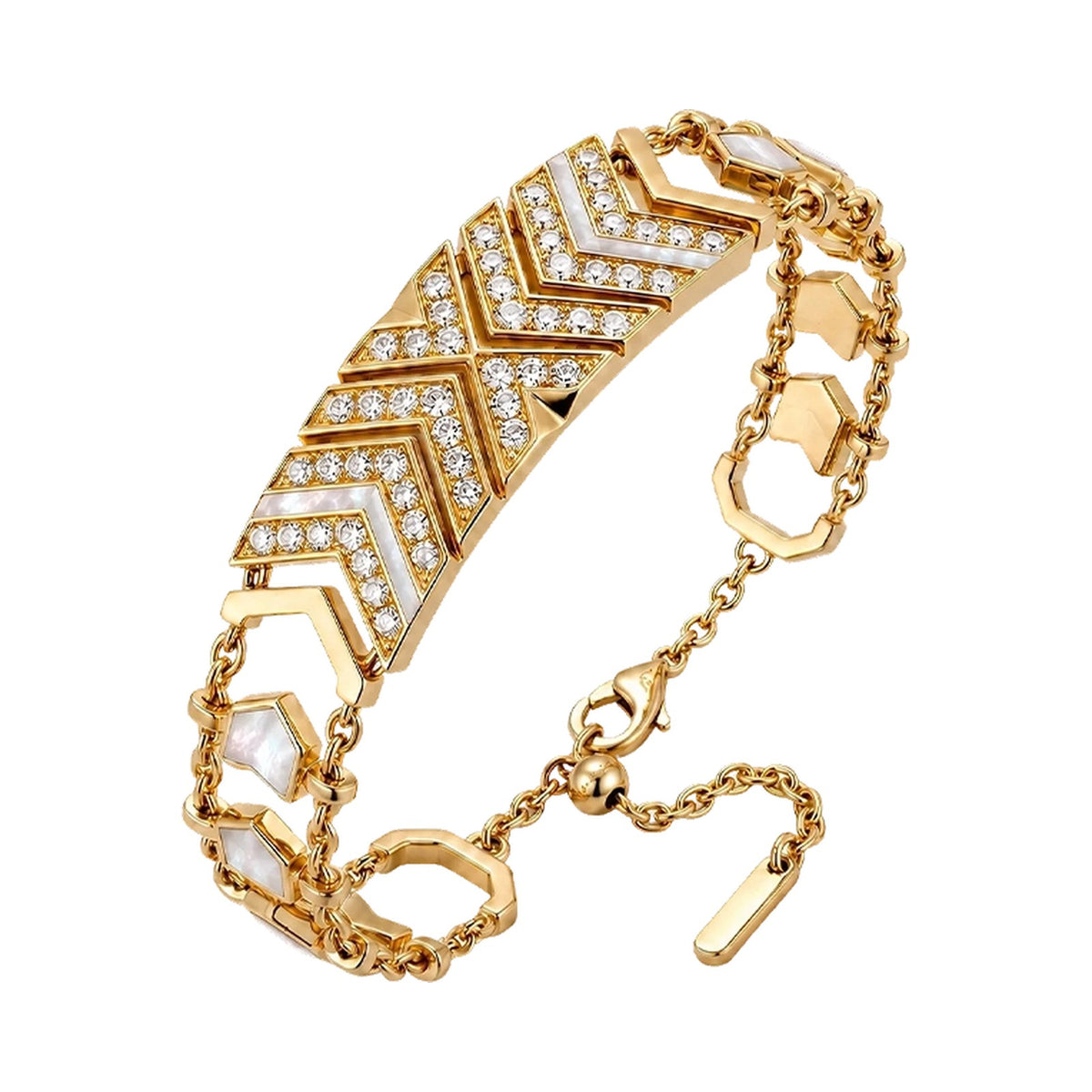 VERTU LUMINA AI BRACELET WHITE ZIRCON, view 1