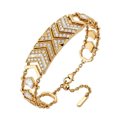 VERTU LUMINA AI BRACELET WHITE ZIRCON, view 1