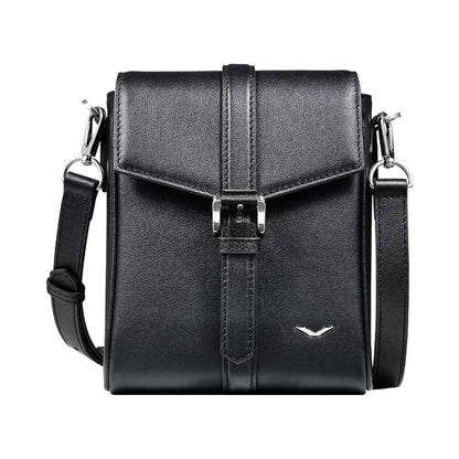 VERTU MEN'S LEATHER MINI MESSENGER BAG, view 1
