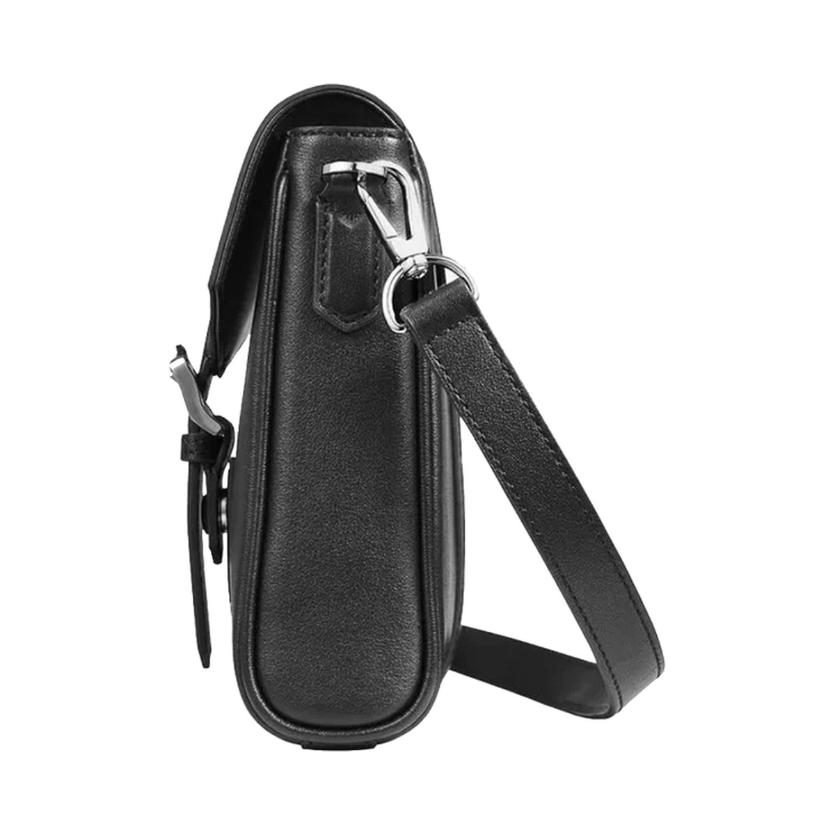 VERTU MEN'S LEATHER MINI MESSENGER BAG, view 3