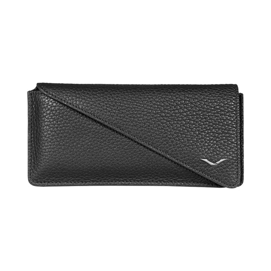 VERTU METAVERTU CALF LEATHER PHONE WALLET CASE JADE BLACK, view 1