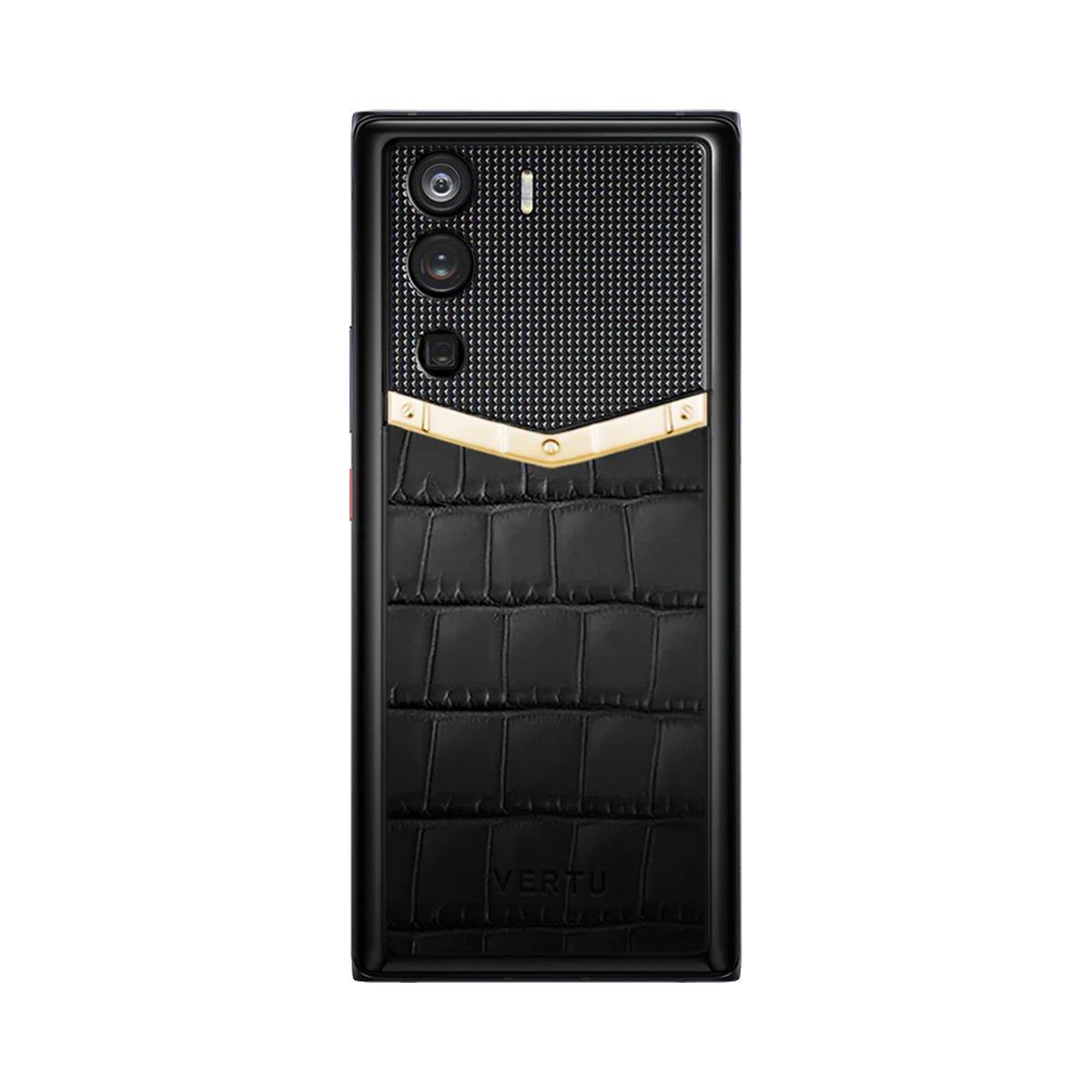 VERTU METAVERTU CURVE PHONE BLACK ALLIGATOR SKIN GOLD V, view 1