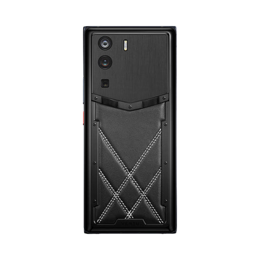 VERTU METAVERTU CURVE PHONE BLACK STITCHED CALFSKIN, view 1