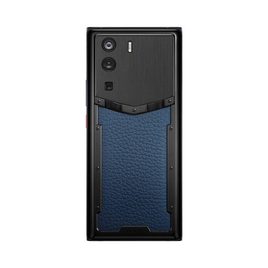 VERTU METAVERTU CURVE PHONE BLUE GRAINED CALFSKIN, view 1