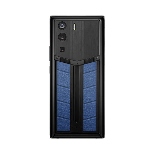 VERTU METAVERTU CURVE PHONE BLUE RACE TRACK CALFSKIN, view 1