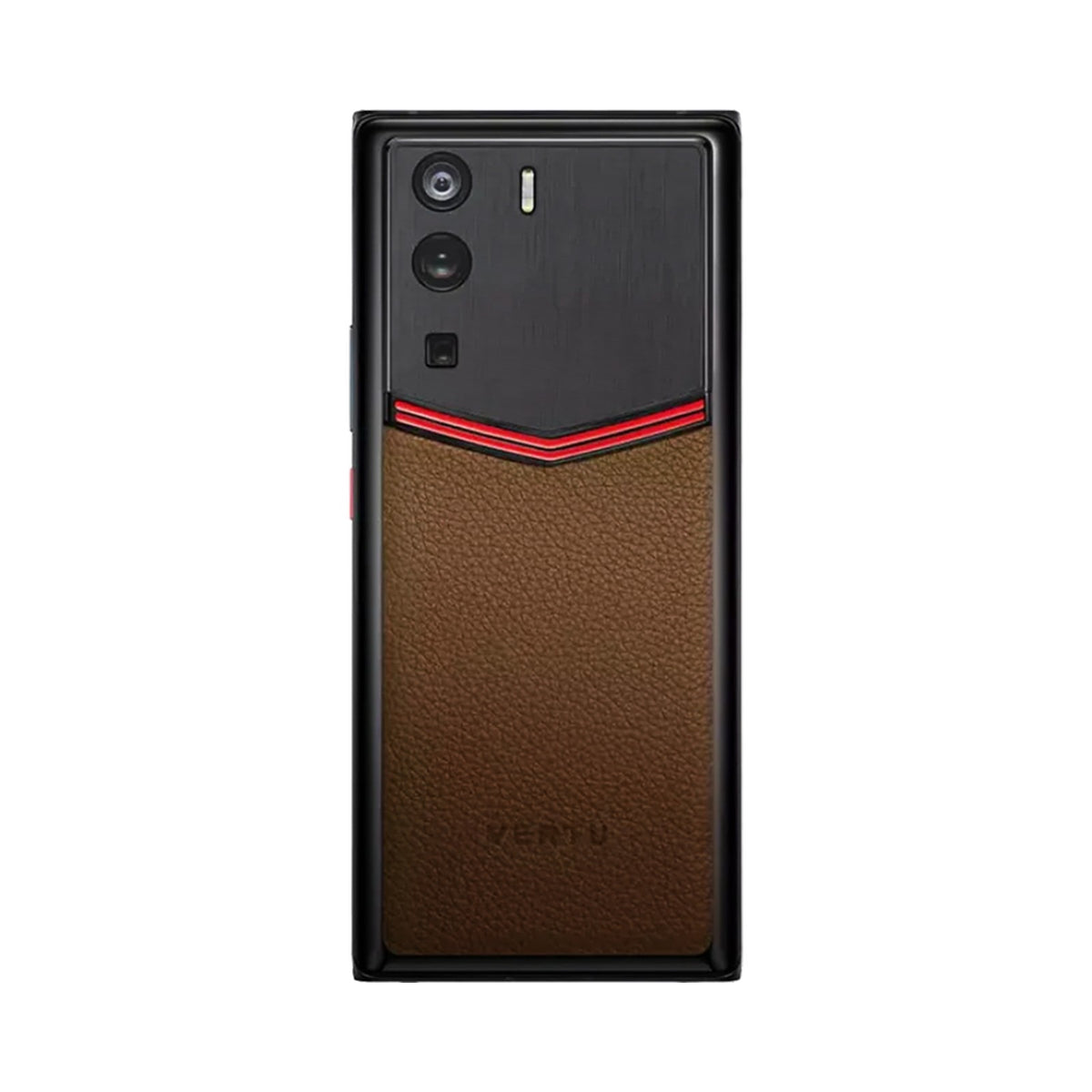 VERTU METAVERTU CURVE PHONE BROWN ENAMELED CALFSKIN, view 1