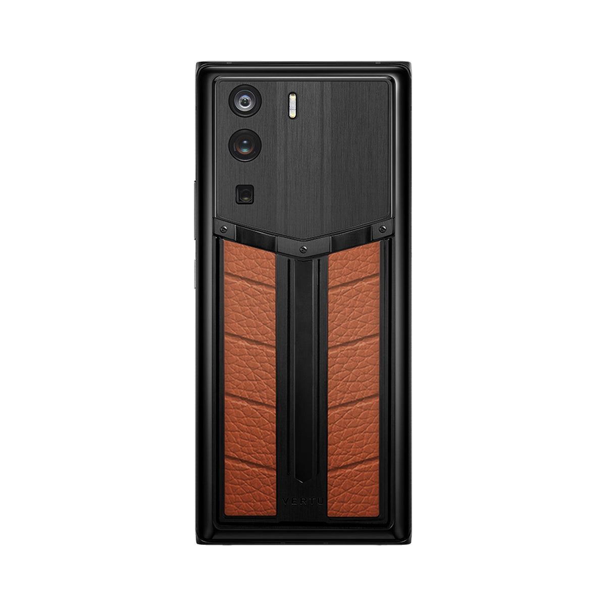VERTU METAVERTU CURVE PHONE BROWN RACE TRACK CALFSKIN, view 1