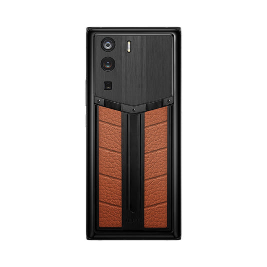 VERTU METAVERTU CURVE PHONE BROWN RACE TRACK CALFSKIN, view 1
