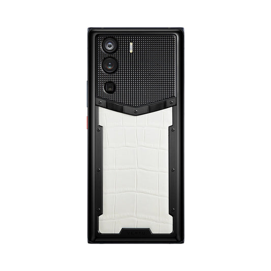 VERTU METAVERTU CURVE PHONE CREAMY WHITE ALLIGATOR SKIN, view 1